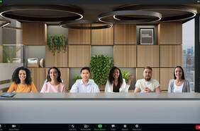 La nueva Vista Inmersiva de Zoom permite mezclar a todos los participantes en un solo fondo virtual