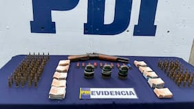 PDI incauta granadas, municiones y más de $11 millones en efectivo en Los Vilos: dos personas quedaron detenidas
