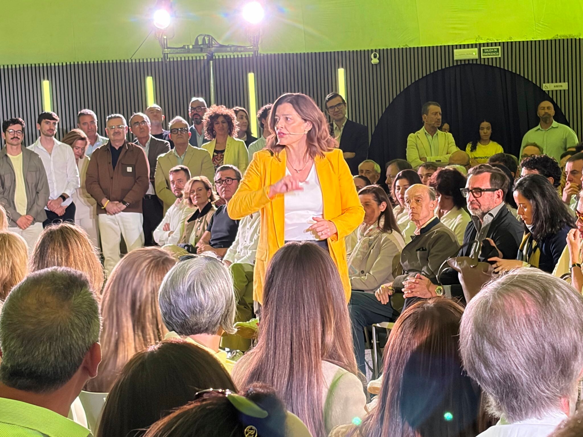 Presentación de la candidatura de Miriam González Durántez por el partido Democraci 21.