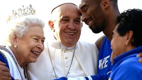 La IA recrea el encuentro del Papa Francisco con personajes que marcaron la historia en el cielo