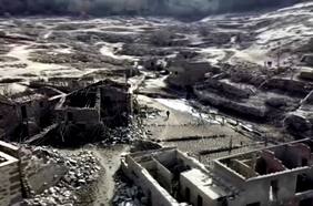 Pueblo fantasma emerge tras la sequía