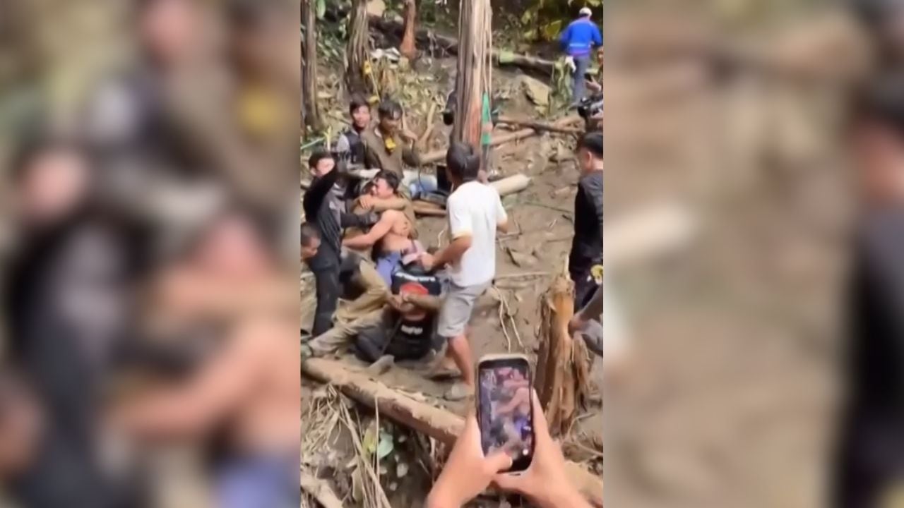 Intensas lluvias retrasan la búsqueda de las otras dos personas atrapadas en una cueva en Laos