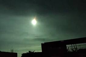 Así se vio el meteorito que ardió en el cielo de Filipinas y dejó un increíble escenario