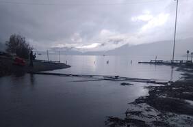 Lago Caburgua recupera el agua luego de 15 años: aumentó más de 350 metros