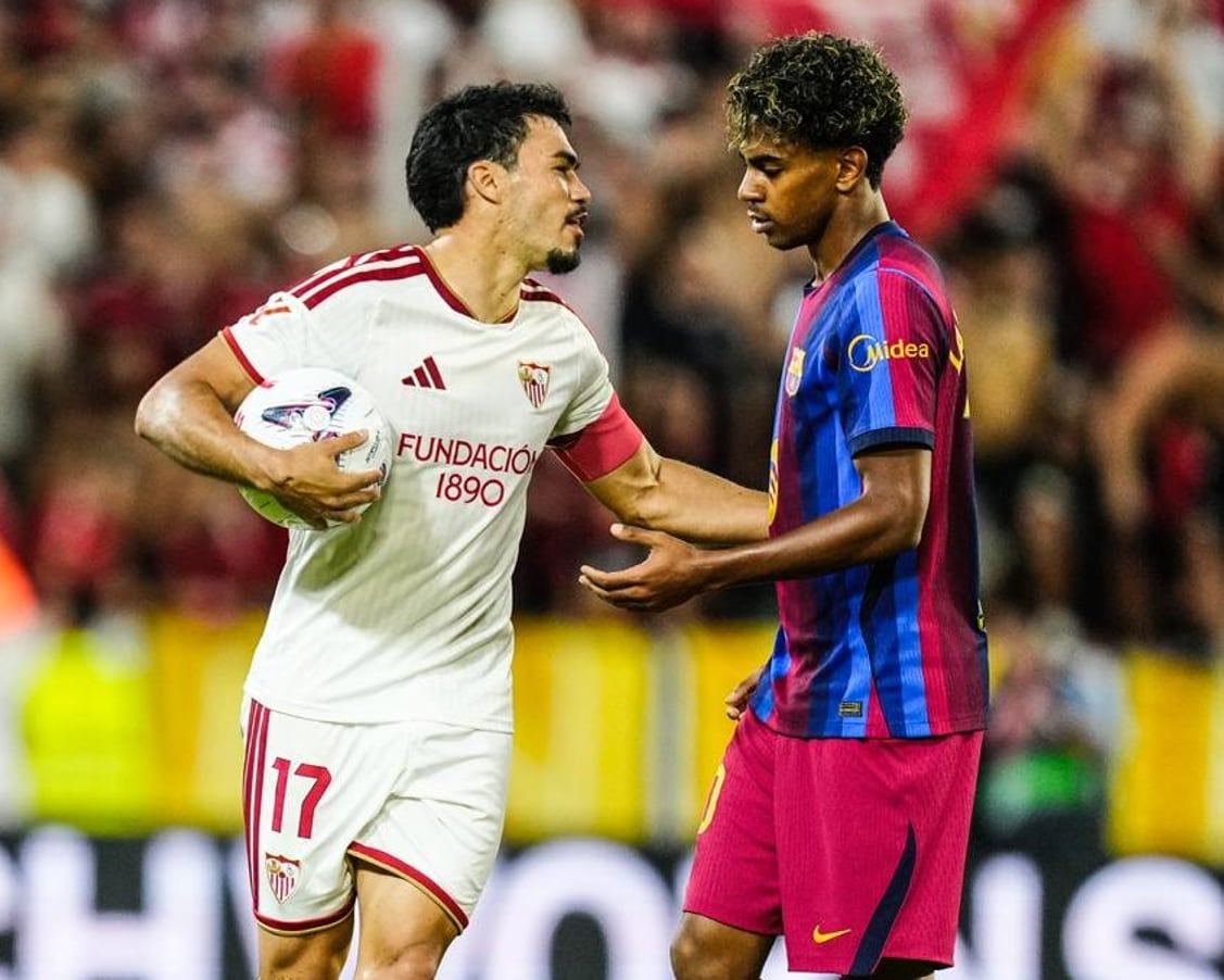Con Raphinha en llamas: el implacable Barcelona remonta y reduce al Sevilla de Gabriel Suazo