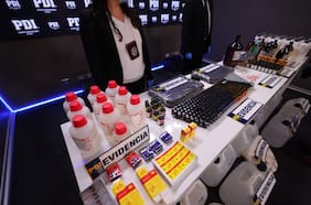 Desbaratan laboratorio de banda que ingresaba sustancias para producir popper por el aeropuerto