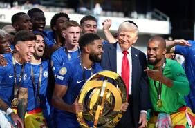 Jugadores del Chelsea desclasificaron incómodo momento con Donald Trump en la final del Mundial de Clubes