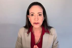 Las palabras de María Corina Machado tras su arribo a Noruega