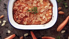 Budín de zanahoria y almendras