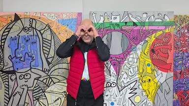 Totoy Zamudio, un hombre a colores