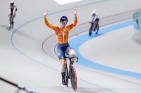 Récord mundial en Chile: Hetty van de Wouw brilla en el kilómetro contrarreloj femenino del Mundial de Ciclismo de Pista