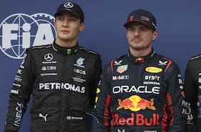 George Russell denuncia graves amenazas de Max Verstappen: “Me iba a poner la jodida cabeza contra el muro”