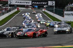 Benjamín Hites se quedó con el décimo lugar de la categoría Silver en las 24 Horas de Spa-Francorchamps