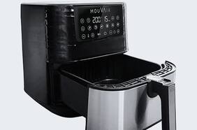 Freidora de aire Mouvair Gourmet: bien con los congelados y casi sin aceite