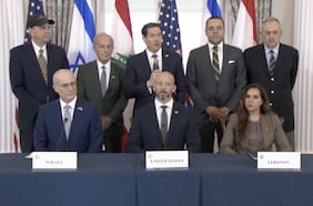 Líbano e Israel firman en Washington un acuerdo marco para sentar las bases de una “paz y seguridad duraderas”