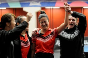 El Team Chile brilla en casa ante Brasil y se titula campeón sudamericano de tenis de mesa en damas y varones
