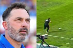 Por interrumpir una jugada con una barrida: la insólita expulsión de Hernán Caputto en la Primera B