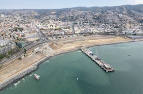 Arborización, juegos y un skatepark: reactivan obras en el Muelle Barón tras paralización por hallazgos arqueológicos