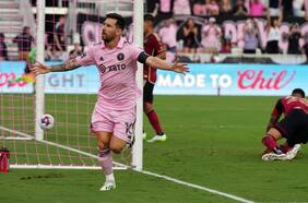 Está encendido: mira el doblete de Lionel Messi para el Inter Miami ante Atlanta United