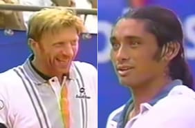“Si quieres me dejas ganar un punto”: el día en que Boris Becker le pidió piedad al Chino Ríos
