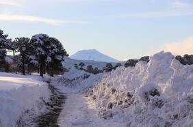 Más de 5.000 personas aisladas y sin electricidad deja frente de lluvia y nieve que afecta desde el fin de semana a La Araucanía