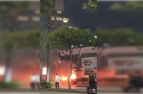 Atentado con coche bomba deja un muerto y dos heridos frente a un hotel en el norte de Guayaquil