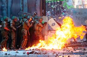 Más de 24 mil carabineros han sido heridos en cuatro años