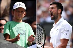 La divertida recolección de autógrafos del hijo de Novak Djokovic en Wimbledon que omite al más importante