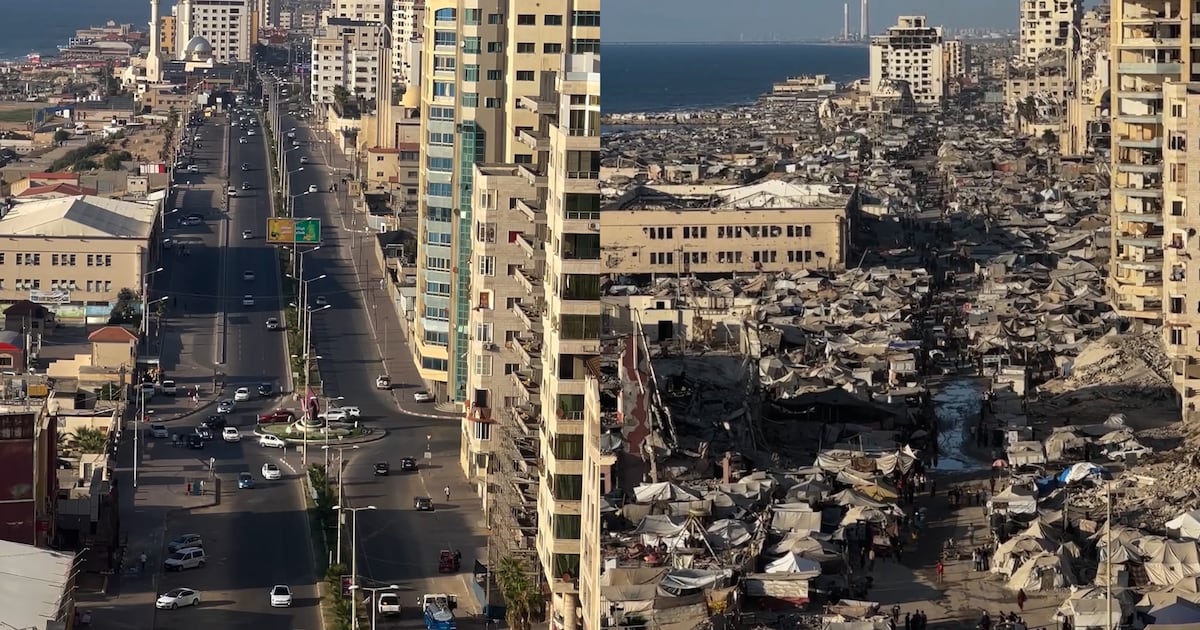 El impactante registro de Gaza que muestra el antes y el después a casi dos años del inicio de la guerra