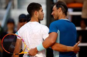 Rafael Nadal y Carlos Alcaraz llegan a Netflix con una particular exhibición