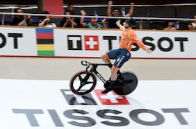 Harrie Lavreysen culmina su histórica faena en Santiago con su vigésimo oro en el cierre del Mundial de Ciclismo de Pista