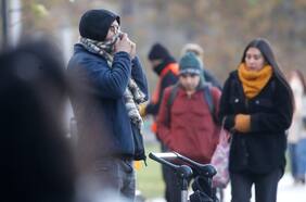 Santiago registra temperaturas cercanas a los cero grados en la que podría ser la semana más fría en lo que va del año