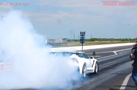 Récord total: Este Corvette con aditivo hizo el 1/4 de milla en 9,5 segundos