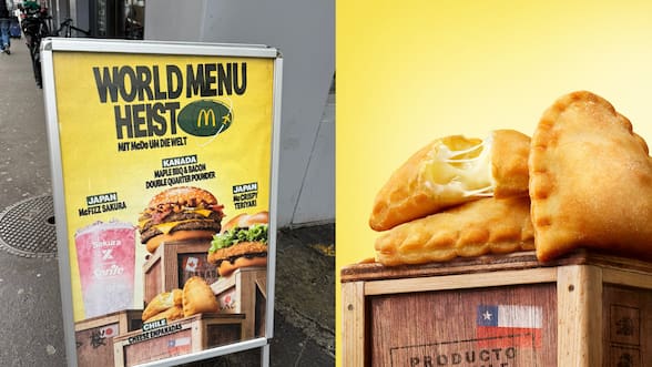 Las empanadas de queso chilenas conquistan McDonald’s Suiza (y generan polémica en Argentina)