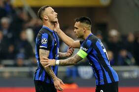 Champions League: Inter vence con lo mínimo a Atlético de Madrid y da el primer golpe para instalarse en cuartos