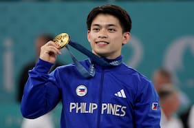 Yulomanía: los curiosos regalos que recibió un atleta filipino por ganar el oro en París 2024