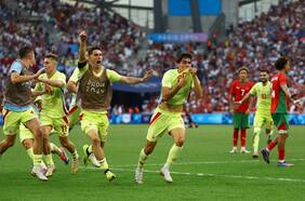 España vence con remontada a Marruecos y avanza a la final del fútbol masculino en París 2024