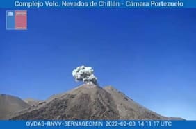 Registró actividad después de tres años: Senapred mantiene alerta verde en Complejo Volcánico Nevados de Chillán