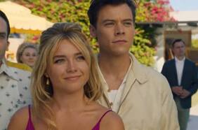 Florence Pugh sospecha del trabajo de Harry Styles en el primer tráiler de Don’t Worry Darling