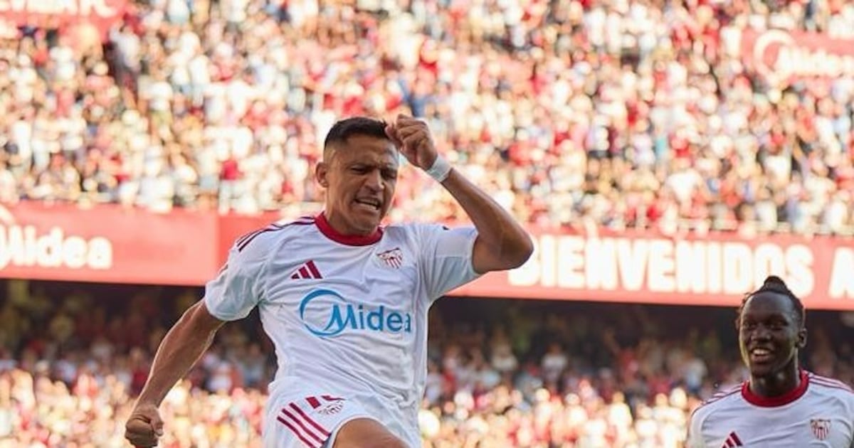 Alexis Sánchez celebra su gol al Barcelona con Sevilla: “Estoy acostumbrado a romper récords en los clubes donde llego”