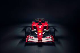 Histórico Ferrari F1 2002 de Michael Schumacher se va a subasta