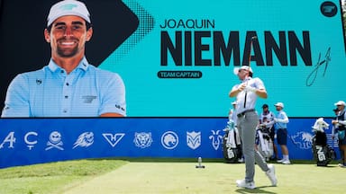 Busca revalidar su título: Joaquín Niemann se instala como líder del LIV Golf de Singapur