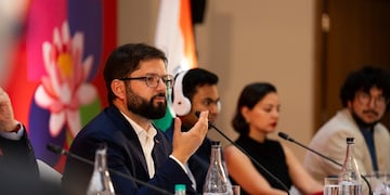 Presidente Boric en Bangalore, India.