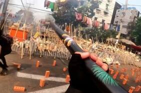 Las imágenes en primera persona de un manifestante en Myanmar
