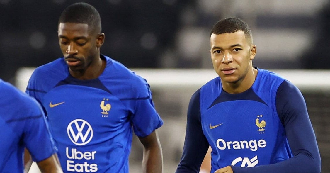 Dembélé aborda las polémicas que rodean a Mbappé: "Es demasiado"