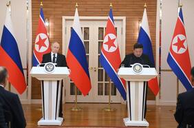 Kim Jong-un y Vladimir Putin firman un acuerdo de asociación estratégica