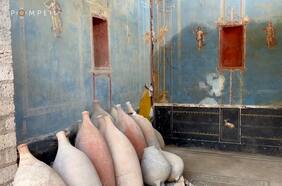 Descubren un "raro" santuario en una reciente excavación en Pompeya