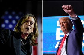 Harris cierra campaña en Filadelfia y Trump en Michigan en vísperas de unas ajustadas elecciones