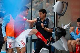 El recado de Tiago Nunes a Agustín Farías tras su momento de furia en la UC