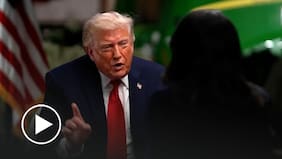 Trump abandona enfurecido entrevista y llama “corrupta” a periodista que le pidió pruebas de fraude